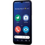 Doro 8200, 4G Senioren Smartphone, Noruftaste, Triple Kamera, Android 12 Go, 64 GB Speicher, Hörgerätekompatibilität, blau/schwarz