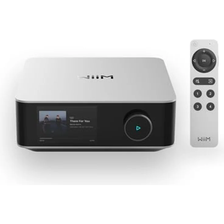 WIIM WiiM Amp Ultra Silver, Audio Streamer mit 100W pro Kanal, Hi-Res Audio und Multiroom-Funktion – Bild 1