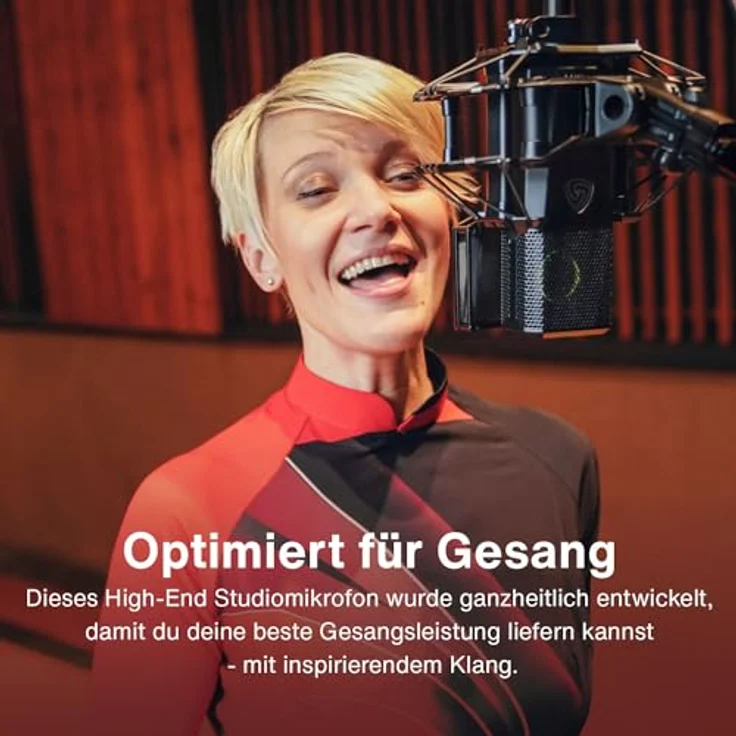 Lewitt PURE TUBE Studio Set, Röhrenmikrofon mit 1" Echtkondensator Kapsel, Niere, 132 dB max. SPL, inkl. Netzteil und Popfilter – Bild 6