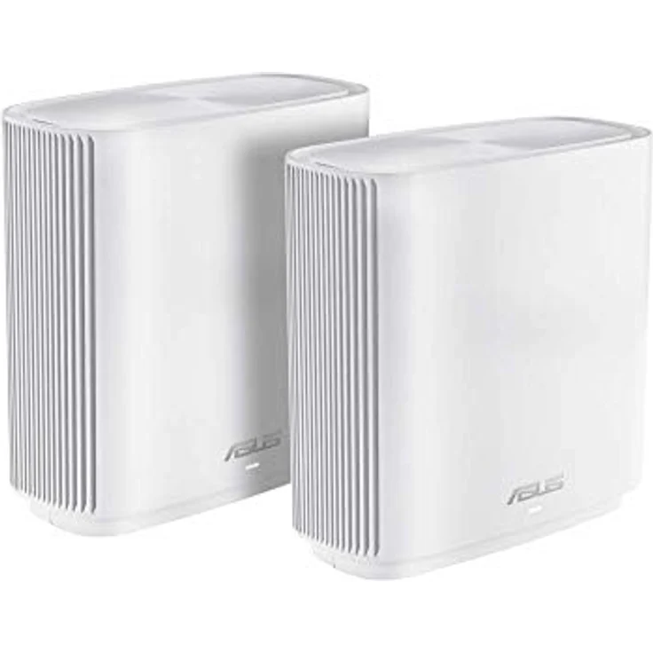 Asus Ai Mesh System ZenWiFi CT8 (2in1 Mesh Zugangspunkte-Set, AC3000 WiFi 5, 3x Gigabit LAN, App Steuerung, unterbrechungsfreies Roaming, AiProtection) weiß – Bild 2
