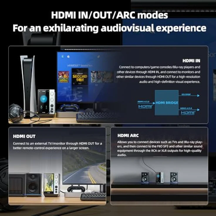 FiiO R9, All-in-One Audioplayer und Kopfhörerverstärker mit 8-Kanal DACs, Bluetooth, WLAN und 6-Zoll-Full-HD-Display, Weiss – Bild 10