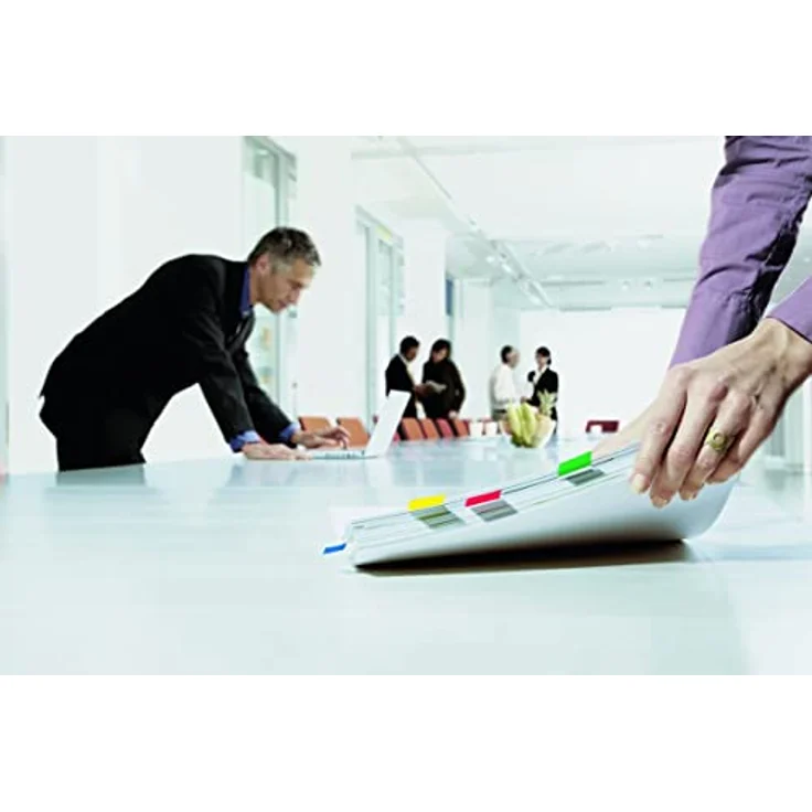 Post-it® Index Haftstreifen I680, türkis, selbsthaftend, 50 Blatt, 25,4 x 43,2 mm – Bild 10