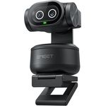 EMEET PIXY Dual-Kamera PTZ 4K Webcam mit KI-Tracking, 0,2 s Autofokus, 3 Mikrofonen und Gestensteuerung für Streaming, kompatibel mit OBS/Twitch/Switch 2
