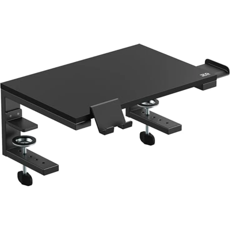 Ergo Office ER-303 B Laptop-/Monitorständer, Tragfähigkeit 20kg für Diagonale 13-32 Zoll, schwarz – Bild 2