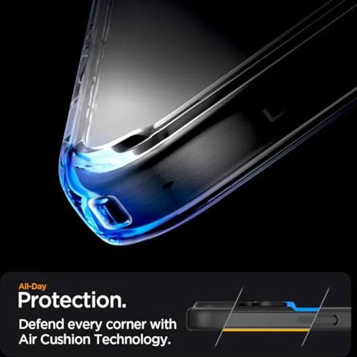 Spigen iPhone 16 Pro Max Hülle [Verbesserte Magnestärke] Ultra Hybrid MagFit Case Kompatibel mit MagSafe - Frost Black – Bild 5