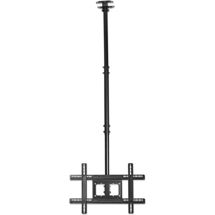 Manhattan 462051, Höhenverstellbare Full-Motion Deckenhalterung für Flachbildschirme bis 80 Zoll, -25 bis 5° Neigung, Schwarz – Bild 9