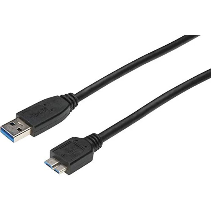 Planet ASSMANN - USB 3.0 Anschlusskabel - USB Typ A, 4-polig (M) - USB Micro Typ B, 4-polig (M) - 2 m - schwarz (AK-112341)