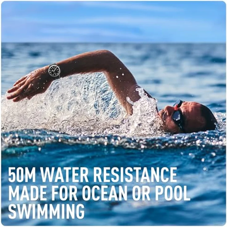 Reflex Active SEA VENTURE 400 R, 50m schwimmfeste AMOLED GPS Smartwatch mit schwarzem Armband – Bild 2