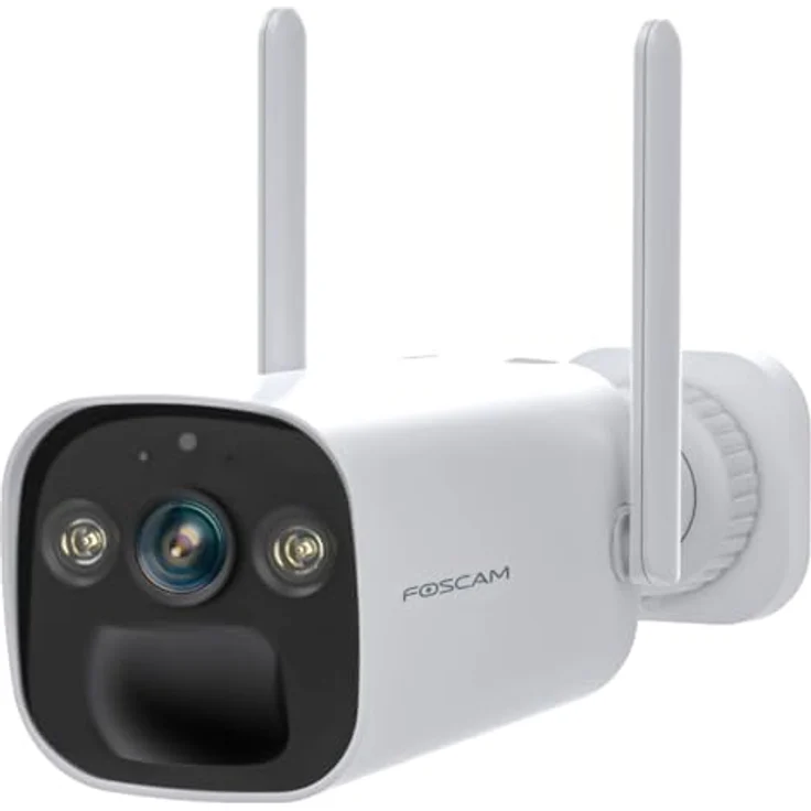 Foscam Überwachungskamera Foscam BP4 2K 4 MP, batteriebetrieben mit Solarpanel, Nachtsicht, Wetterfest, 2-Wege-Audio – Bild 3