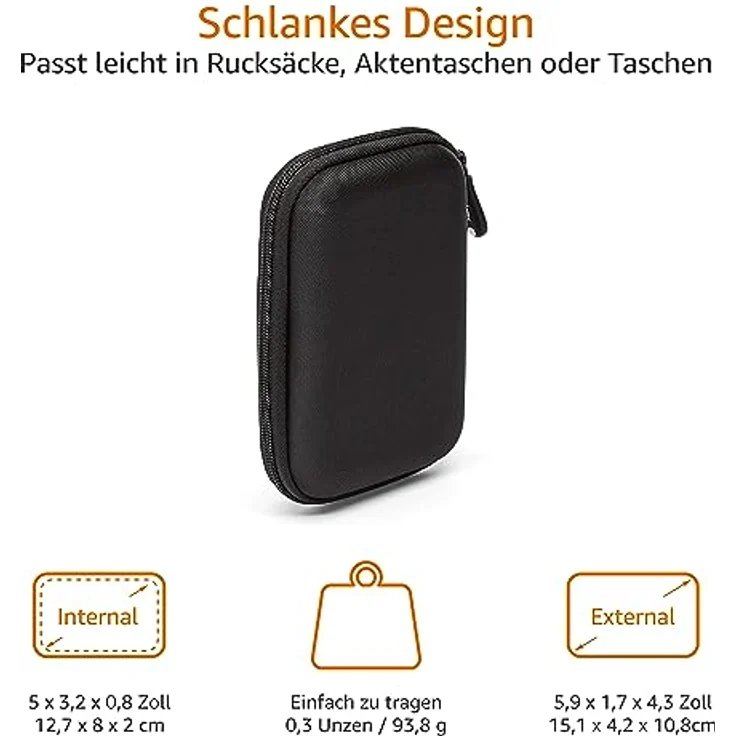 AmazonBasics Schutzhülle für externe Festplatten – Bild 3