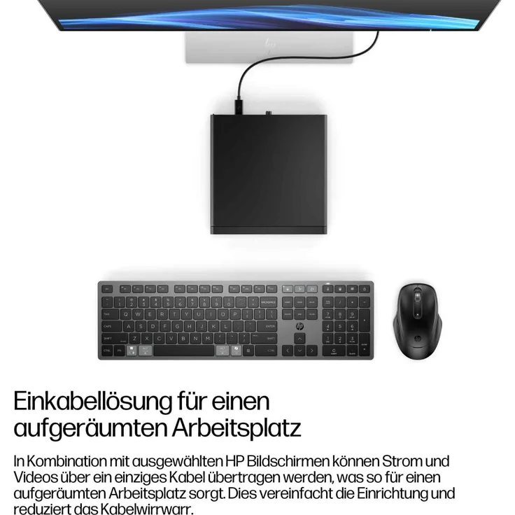 HP EliteDesk 8 Mini G1a (999A3ET), Mini-PC mit AMD Ryzen AI 7, 32 GB RAM, 512 GB SSD, Windows 11 Pro, schwarz