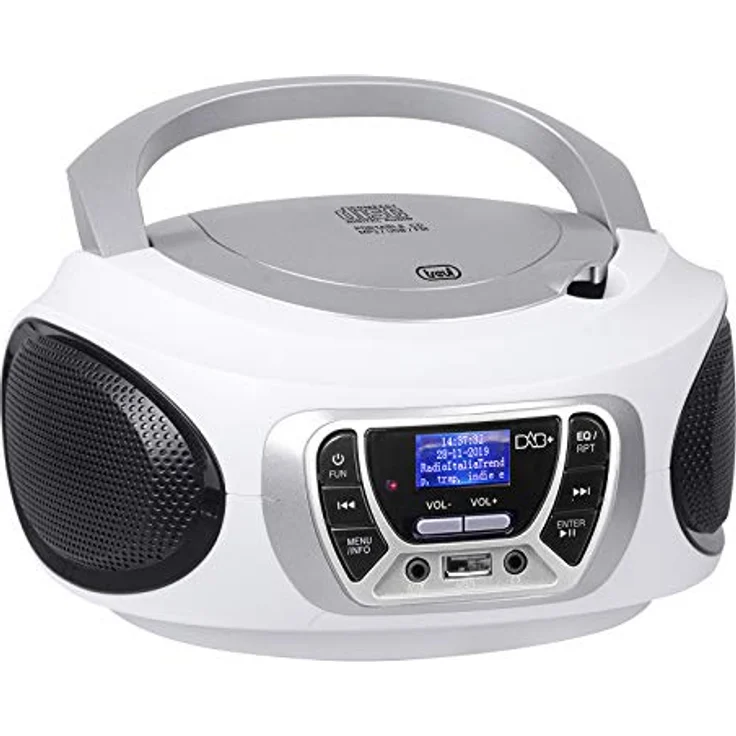 Trevi CMP 510 DAB Stereo tragbar CD BRD Bianco – Bild 3