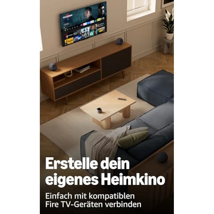 Amazon Echo Studio (neueste Generation), kompakter Streaming-Lautsprecher mit 3D-Audio und Dolby Atmos, Weiß, mit Alexa+ Early Access und integriertem Smart-Home-Hub – Bild 4