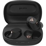 Poly Voyager Free 20 Black, True Wireless Earbuds mit aktiver Geräuschunterdrückung und 12 Stunden Akkulaufzeit