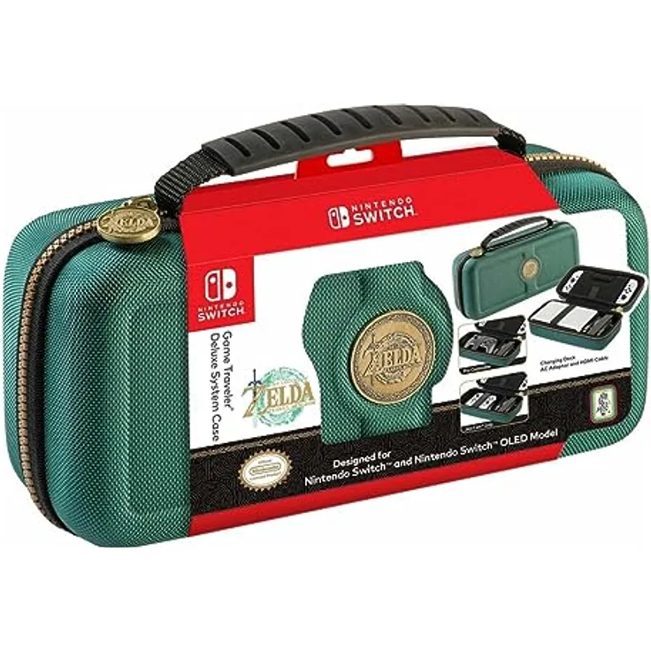 The Legend of Zelda OLED Nintendo Switch TRAVEL CASE - Green (Switch)