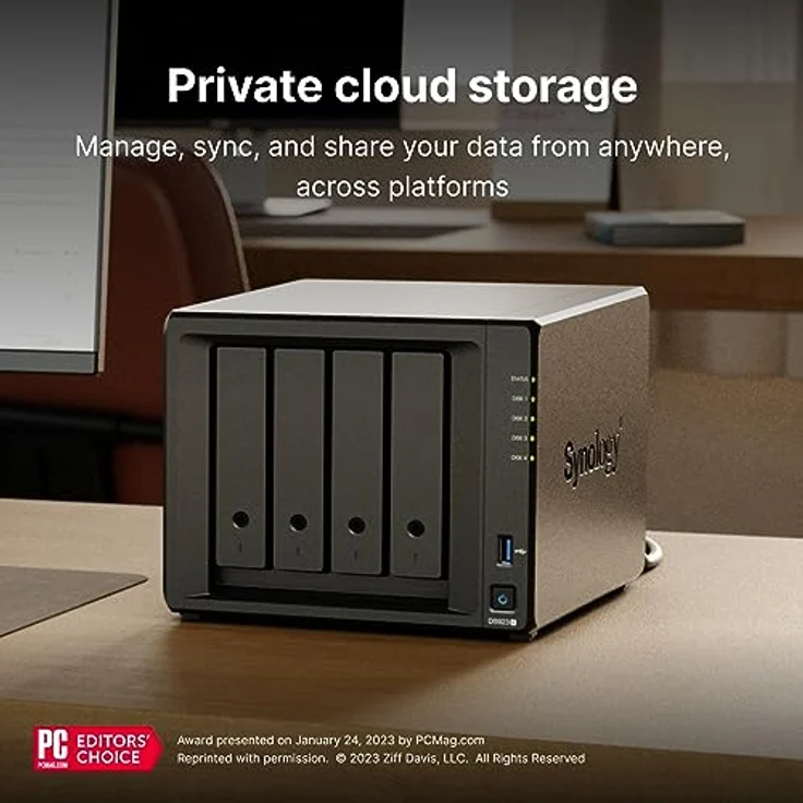 SYNOLOGY 4-Bay DDR4 ECC 2X USB3,2-I 1 DS923+ 4GB RAM – Bild 2