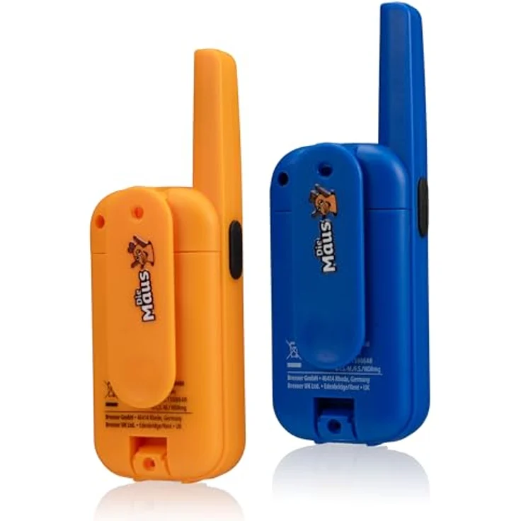 Die Maus Walkie Talkie Set, 2er Set für Kinder mit Maus und Elefant, Reichweite bis 500 m, einfache Bedienung – Bild 5
