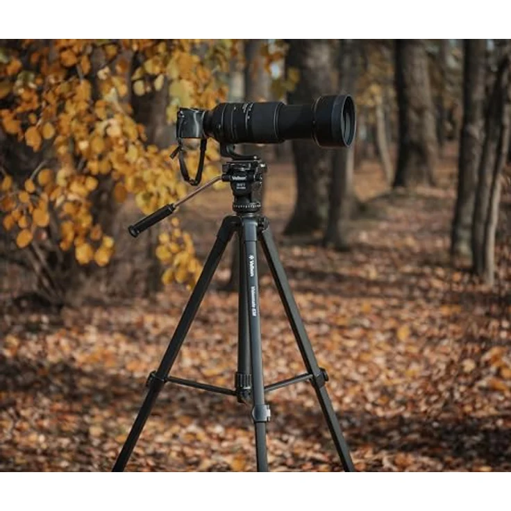 Velbon Videomate 638-F Aluminium Dreibein-Stativ inkl. PH-368 Kopf (Höhe 171 cm, Belastbarkeit 3 kg) – Bild 3