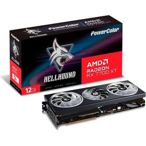 Bild für PowerColor RX7700XT Hellhound 12GB Triple Fan