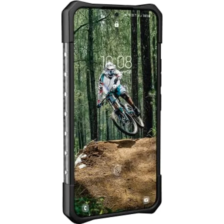 Urban Armor Gear Plasma Schutzhülle Samsung Galaxy S22, sturzfestes Cover mit Wireless Charging, grau transparent – Bild 5
