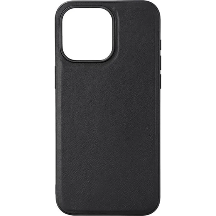Buffalo Handy-Schutzhülle Leather Magseries Schwarz für iPhone 15 Pro Max, 17 cm (6.7)