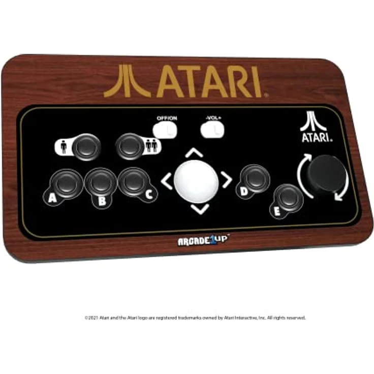 Arcade1Up Atari Couchcade, Mikro-Spielkonsole mit 10 integrierten Atari-Spielen, kabellosem Controller-Deck und HDMI-Anschluss – Bild 1