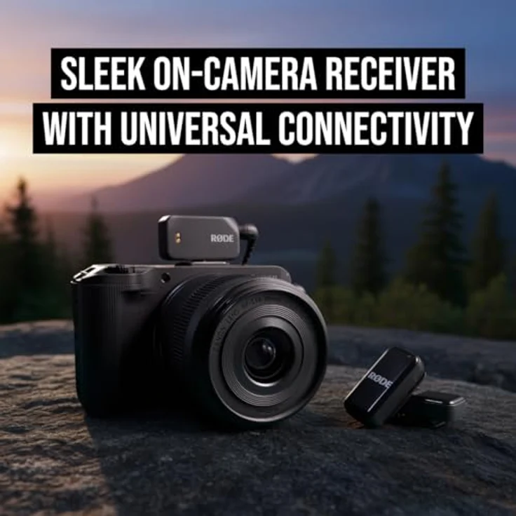 RØDE Wireless Micro Camera Kit, Mikrofon mit drahtloser Übertragung und flexibler Anbringung – Bild 7