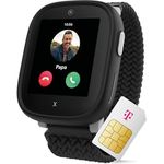 Deutsche Telekom Xplora X6 Play Smartwatch Schwarz für Kinder, GPS-Tracker, SOS-Taste, Mix&Match Zubehör, Kamera, Schrittzähler, 1 GB RAM, 8 GB Speicher, inklusive 30 € Amazon Gutschein bei SIM-Aktivierung