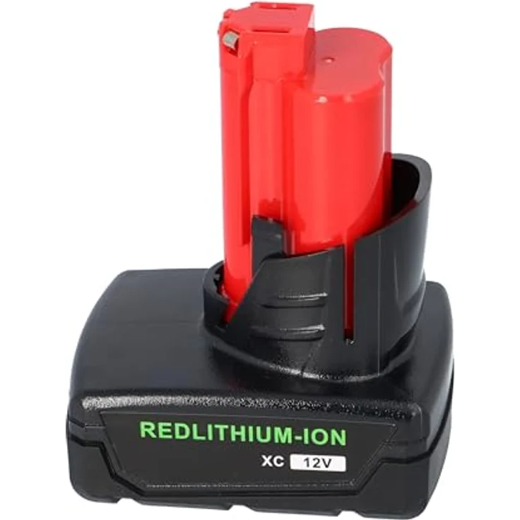 PATONA Premium Akku für Milwaukee M12, 12V 6.0Ah Li-Ion, Hochleistungs-Ersatzakku mit Ladeanzeige, robust & schnell ladefähig – Bild 4