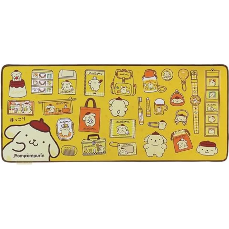 Blue Sky Designs Gaming Mauspad Sanrio XXL, offiziell lizenziertes Mousepad Pompompurin, 70 x 30 cm