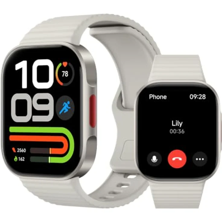 Xiaomi Watch 6 Lite, Smartwatch mit 4,98 cm AMOLED-Display, Gesundheitssensoren, IPX8 Wasserbeständigkeit, Steel Grey – Bild 1