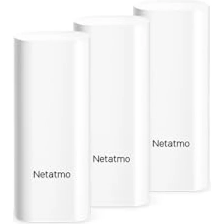 Netatmo DTG-FR Intelligente Tür- und Fensteröffnungssensoren, kabellos, einteiliger Vibrationsmelder, 3 Stück, schwarz – Bild 5