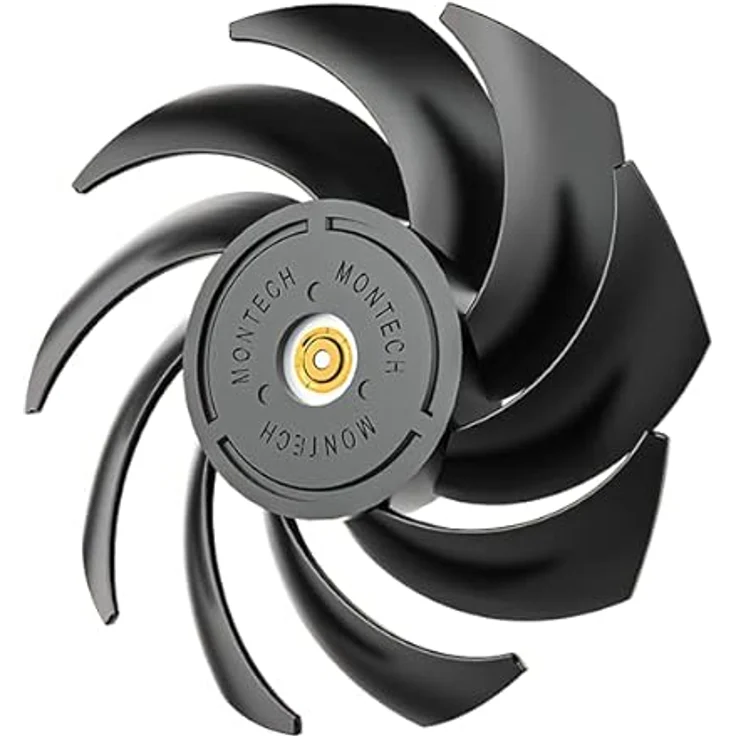 Montech Metall 120 PWM, leistungsstarker leiser Kühlventilator, 4-polig, silber – Bild 6