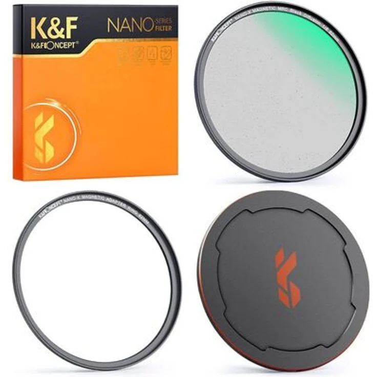 K&F Concept Magnetic Filter Nano X 82mm 1/8 Black Mist, Effekt-Filter für Porträtfotografie, hochauflösendes Glas, 28 Schichten Nanobeschichtung, ultraschlanker CNC-Rahmen