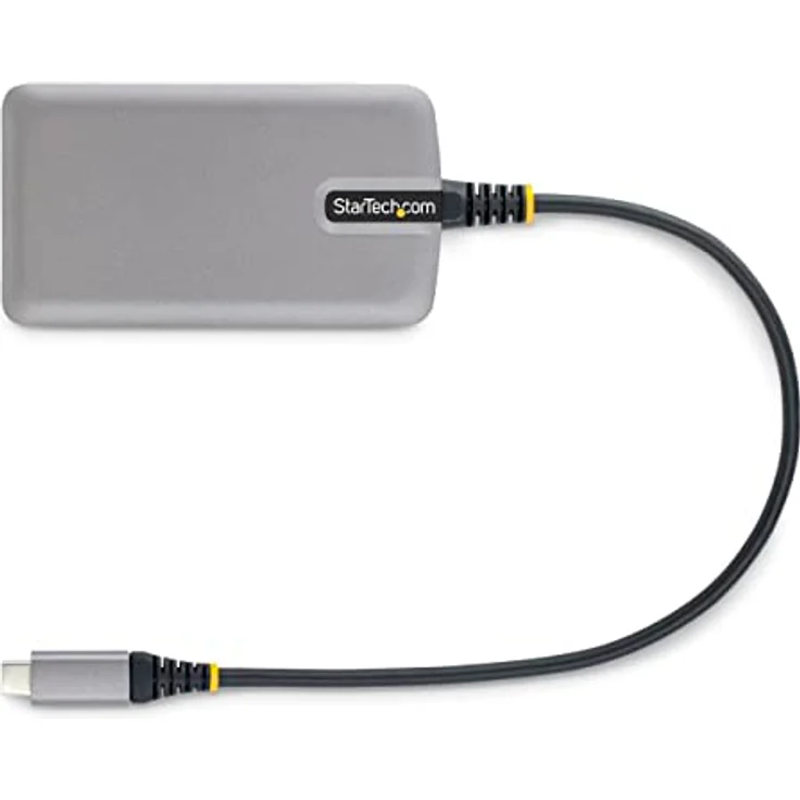 StarTech 3-Port USB-C Hub with Ethernet, 3x USB-A Ports, Gigabit Ethernet, USB 3.0 5Gbps, Bus-Powered, USB Type-C Hub w-GbE and 1ft-30cm Long Cable, Portable Laptop USB C Hub Adapter - USB Expansion Hub, RJ45 (5G3AGBB-USB-C-HUB) - Hub - 3 x USB 3.2 Gen 1 + 1 x micro-USB + 1 x 10-100-1000 - Desktop (5G3AGBB-USB-C-HUB) – Bild 6