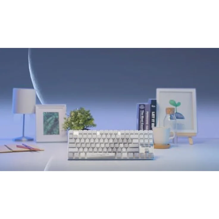 CHERRY XTRFY TAS MX 8.2 XAGA TKL Gaming-Tastatur, kabellos mit mechanischen CHERRY MX2A Red Switches und RGB-Hintergrundbeleuchtung, weiß – Bild 3