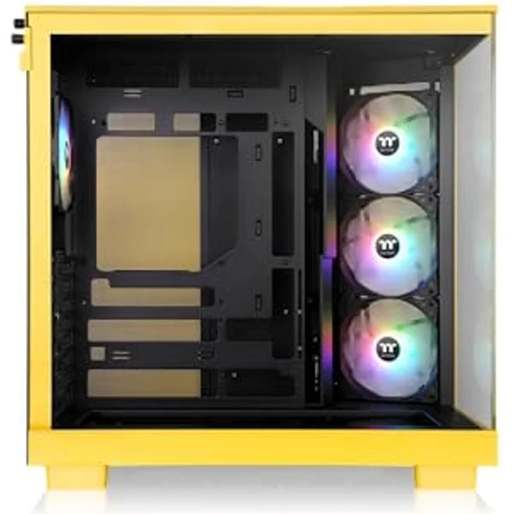 Thermaltake View 380 XL TG ARGB | Mid Tower Chassis | Bumblebee, Kompatibel mit Mainboards und Grafikkarten, erweiterbar mit bis zu 10 Lüftern – Bild 3