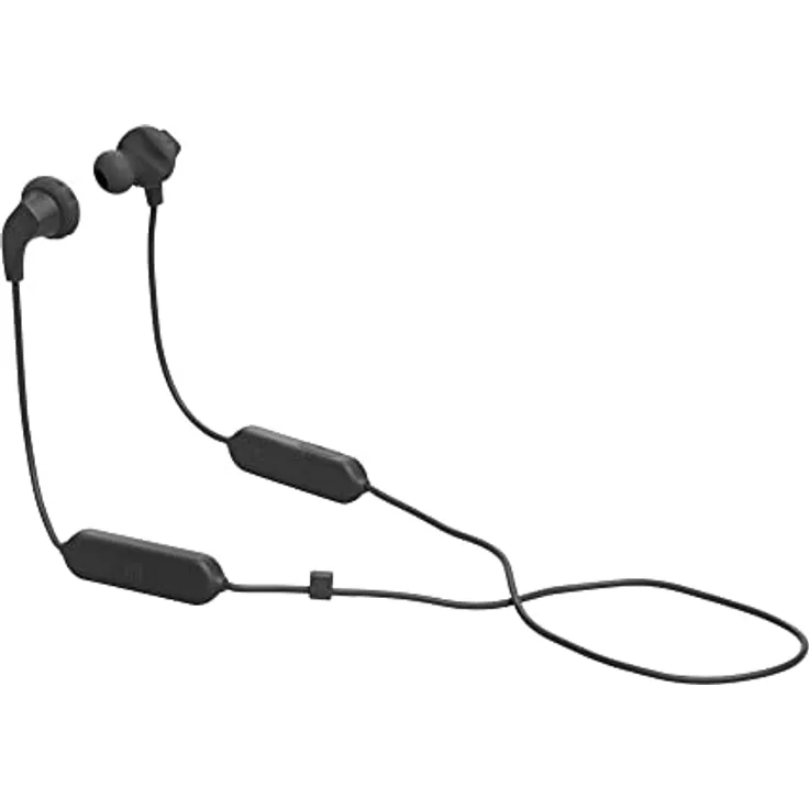 JBL Endurance Run 2 – Schweißresistenter In-Ear-Sport-Kopfhörer in Schwarz – Mit integrierter Freisprechfunktion und Kabel