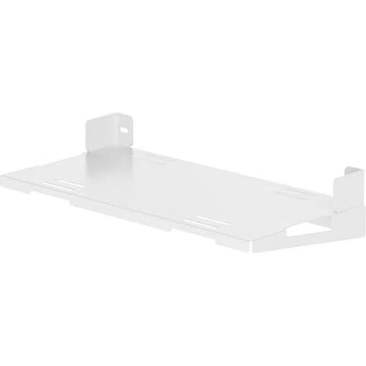 OPLITE R8 CPU Holder White, stabile CPU-Halterung aus Stahl für Zentraleinheit, max. 30 kg, 600 mm x 300 mm – Bild 1