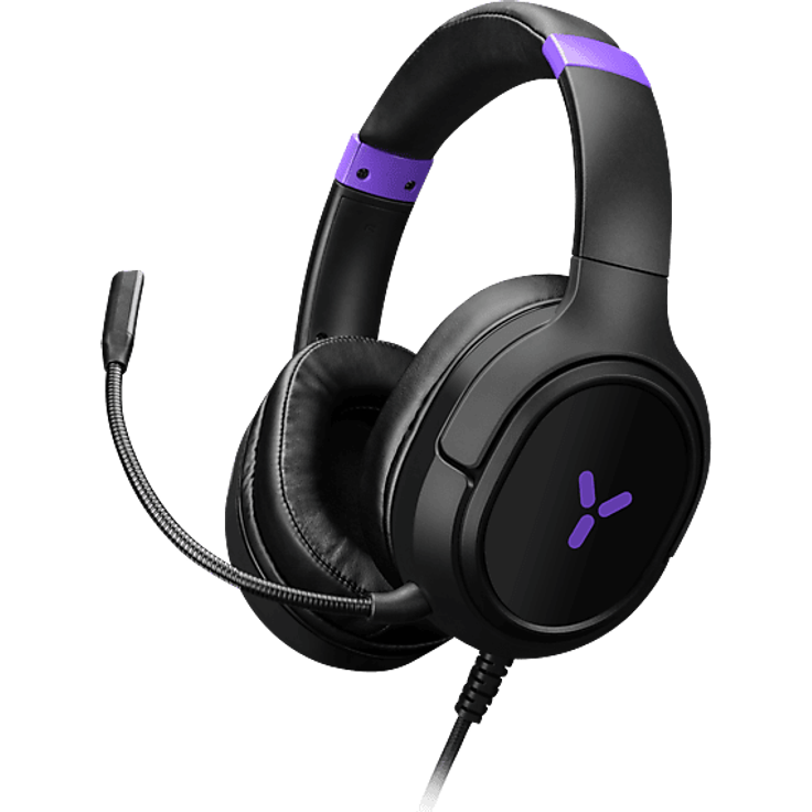 ISY IGH-1100, Over-ear Gaming Headset mit integriertem Mikrofon, Schwarz