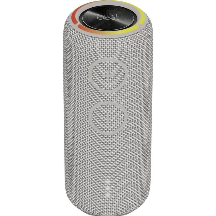Mobile Beat PBS 3600, Bluetooth Lautsprecher hellgrau mit 7 h Akkulaufzeit, 20 Watt Nennleistung