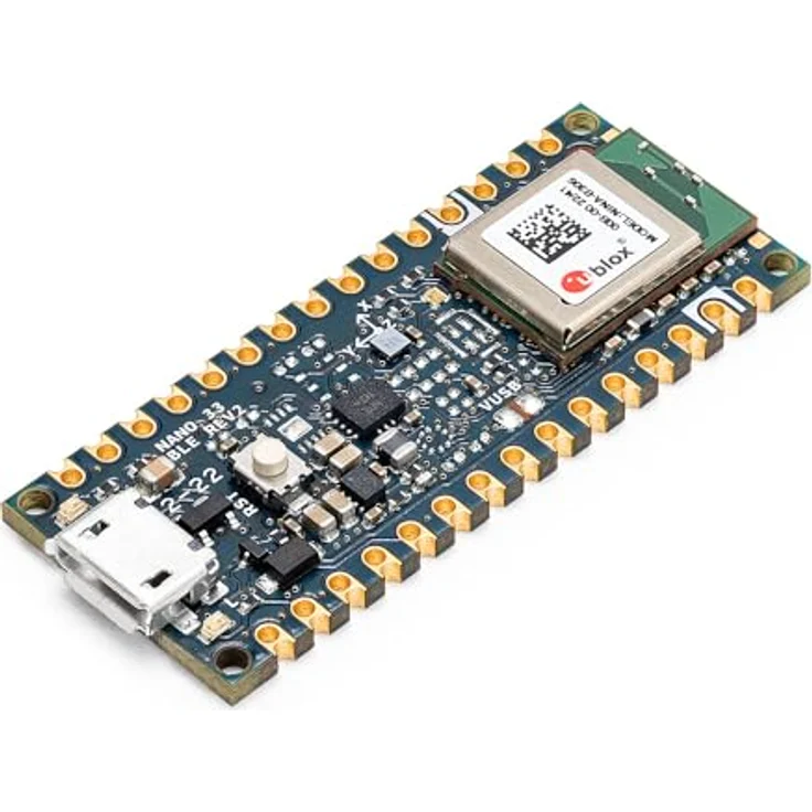 Arduino Nano 33 BLE Rev2 - [ABX00071] - nRF52840 - Micropython, Kleiner Formfaktor, Bluetooth® Low Energy, 3V3 – Bild 1