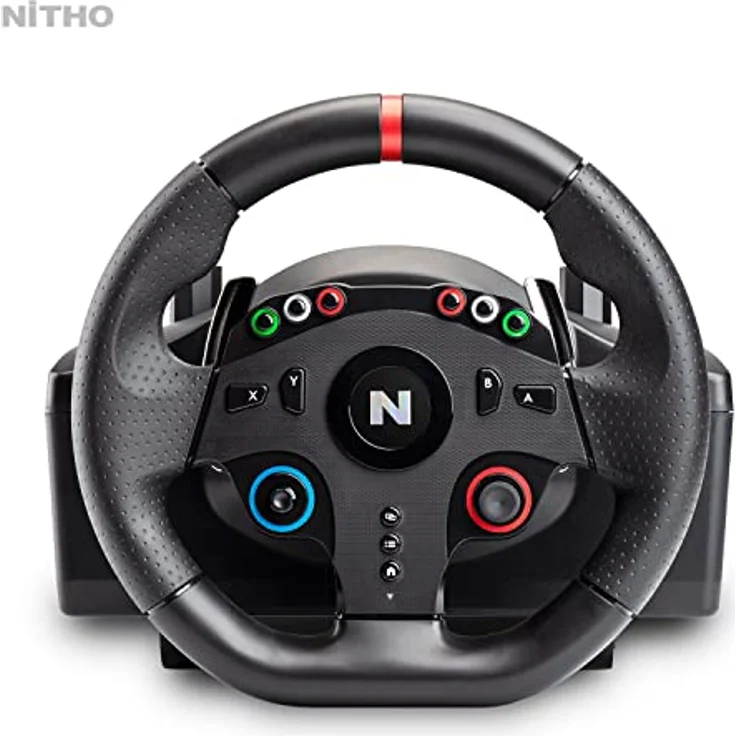 NITHO Drive Pro ONE, Rennlenkrad mit Pedalen und separatem Schalthebel, 270° Gaming-Lenkrad, kompatibel mit PC, PS4, Switch, Xbox One und Xbox Series X|S, inklusive Vibration und Zero Dead Zone – Bild 2