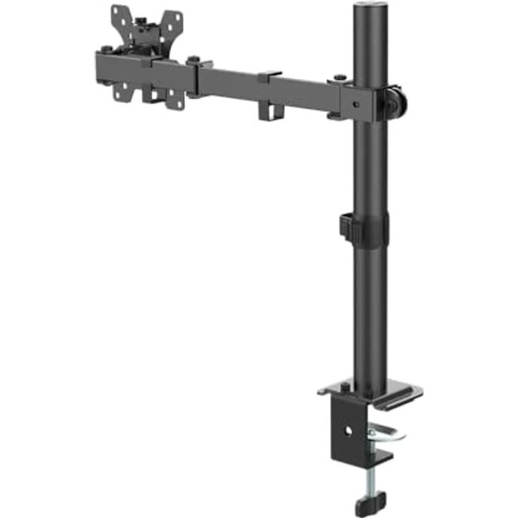 CABLETECH UCH0219 Tischhalterung für Monitore 13"-32", VESA 75x75/100x100, neigbar, drehbar, höhenverstellbar bis 390 mm, max. Tragkraft 10 kg – Bild 3