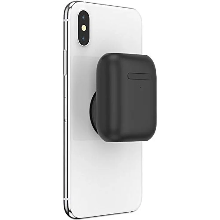 PopSockets Airpods Halter Schwarz Abnehmbarer Griff mit Case Premium – Bild 5