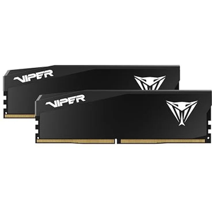 Patriot Viper Elite 5 Ultra Gaming DDR5 RAM, 96GB (2x48GB) 6400MT/s CL32, kompatibel mit Intel XMP und AMD Expo