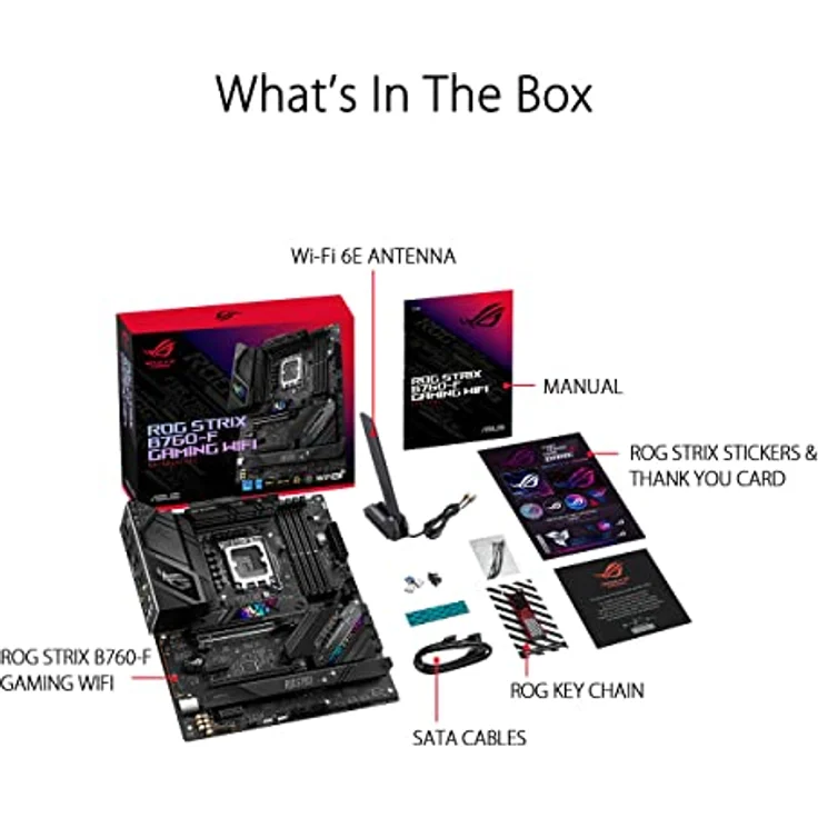 ASUS ROG STRIX B760-F GAMING WIFI Mainboard Sockel Intel LGA 1700 – Bild 6