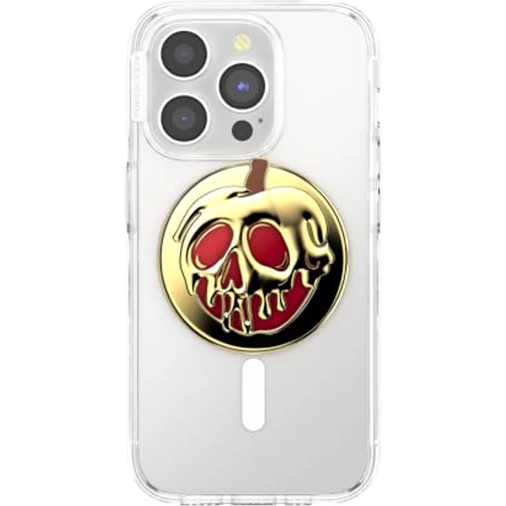 PopSockets PopGrip runder Telefongriff mit MagSafe, Adapterring für Nicht-MagSafe-Hüllen enthalten, kabelloses Laden kompatibel - Poison Apple – Bild 4