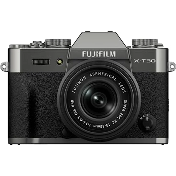 FUJIFILM X-T30 III, Systemkamera in anthrazit mit 13-33mm OIS Kit, X-Trans CMOS 4HR, 6,2K Videoaufnahme, Autofokus mit Motiverkennung – Bild 1