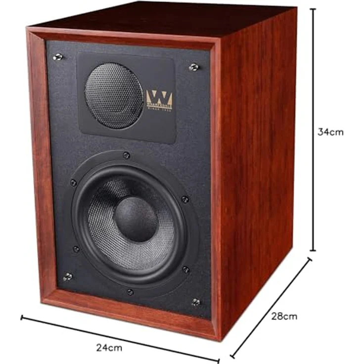 Wharfedale Denton 85th Anniversary Mahagony Red (1 Paar) - Preisvergleich – Bild 4